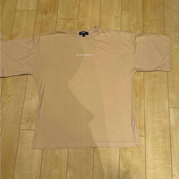 MISSGUIDED Tan Sweatset (sweatpants and oversized t-shirt) - Picture 5 of 6